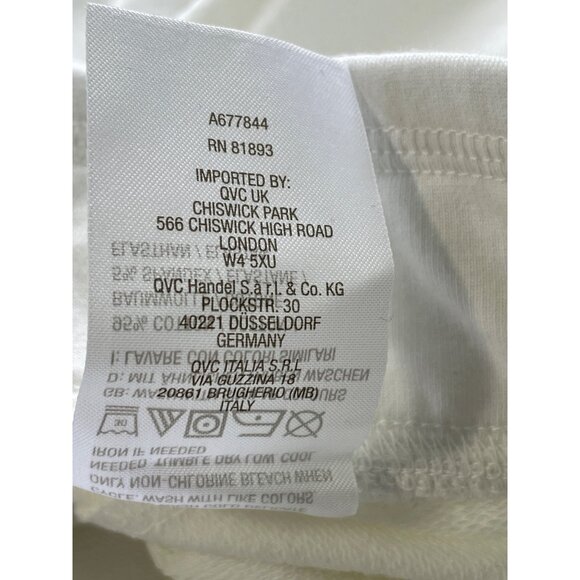 Denim and Co Active Petite French Terry Ankle Pant with Gauze Detail Size Medium - Picture 5 of 8